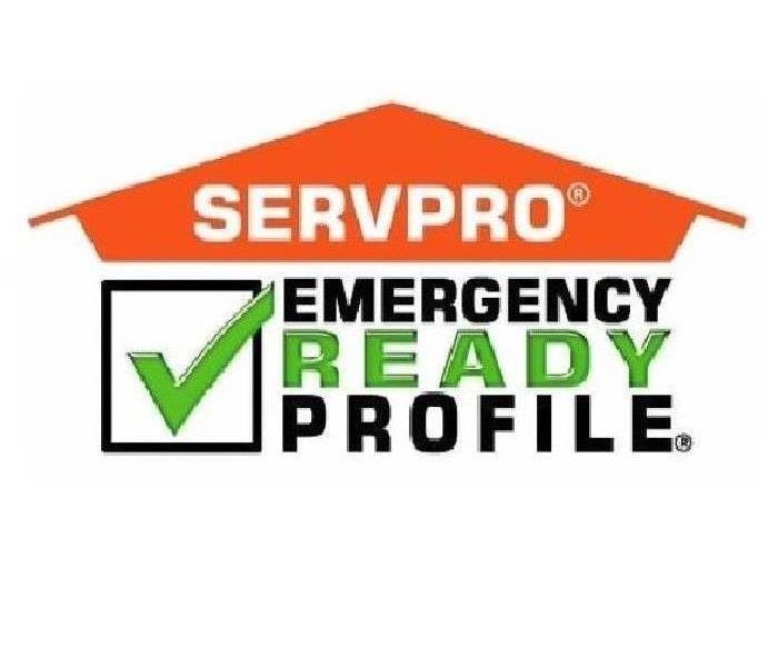   SERVPRO logo with "Emergency Profile Ready" next to a green check mark